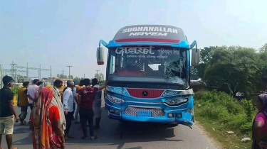 ঢাকা-আরিচা মহাসড়কে বাসের ধাক্কায় নিহত ২ ঢাকা-আরিচা মহাসড়কে বাসের ধাক্কায় নিহত ২