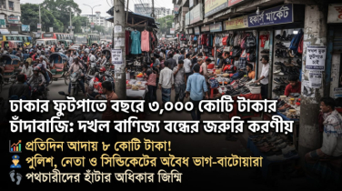 Alleged Tk 30 Billion Annual Extortion from Dhaka Footpaths Spurs Calls for Action Against