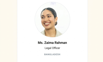 জাতিসংঘের ৮১তম সভাপতির কার্যালয়ে লিগ্যাল অফিসারের দায়িত্বে জাইমা জাতিসংঘের ৮১তম সভাপতির কার্যালয়ে লিগ্যাল অফিসারের দায়িত্বে জাইমা