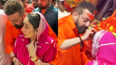 লালবাগচা রাজায় মান্যতার কপালে সিঁদুর পরিয়ে আলোচনার তুঙ্গে সঞ্জয় দত্ত