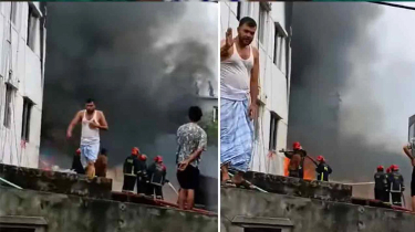 রাজধানীতে ফার্নিচারের গোডাউনে আগুন