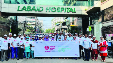 লাবএইডে নানা আয়োজনে বিশ্ব হার্ট দিবস উদযাপিত