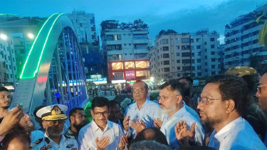 Navy-supervised bridge inaugurated by DNCC Administrator Shafiqul Islam Khan Milton Navy-supervised bridge inaugurated by DNCC Administrator Shafiqul Islam Khan Milton
